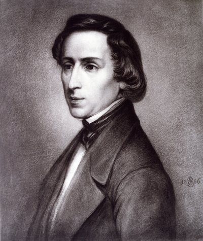 Portrait of Frederic Chopin, 1886 by Unknown